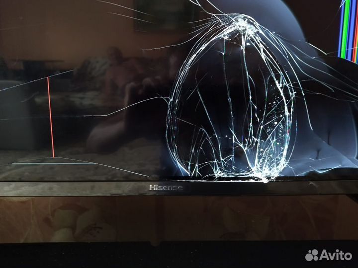 Телевизор hisense (битый)
