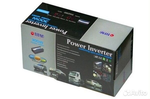 Автомобильный инвертор 12В в 220В Titan HW-300V6
