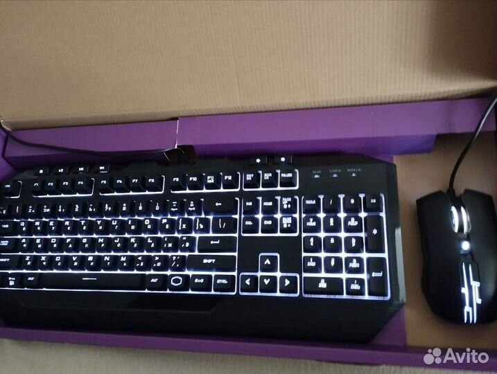 Комплект клавиатура и мышь coolermaster Combo Deva