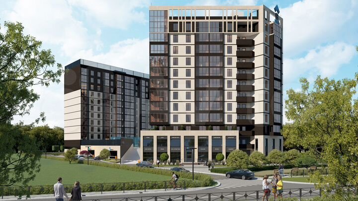 2-к. квартира, 61,3 м², 4/12 эт.