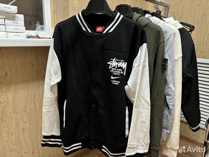 Бомбер Nike Stussy осень весна новая