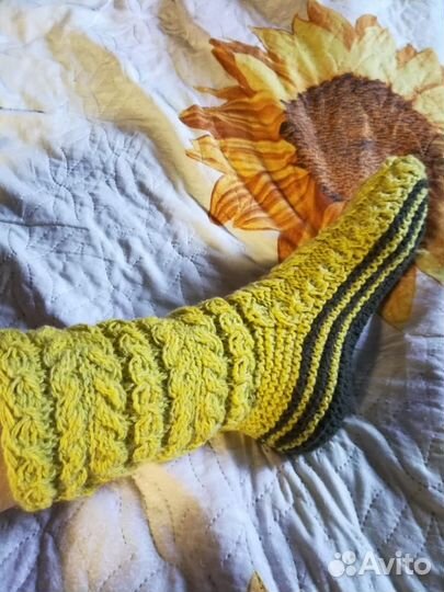 Вязанные носки