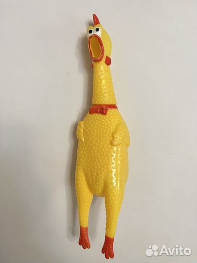 Игрушка курица-пищалка
