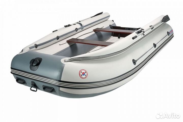 Лодка mishimo family lite DF 430 серая