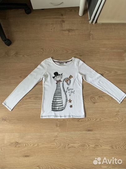 Лонгсливы next для девочек (рост 140)