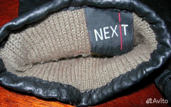 Зимние перчатки. Кожа