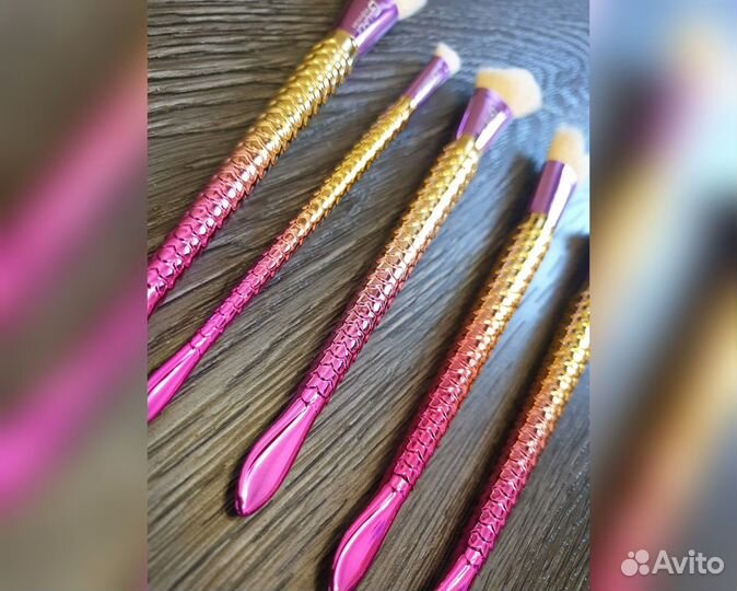 Новые Кисти для макияжа Хвост русалки, красивые