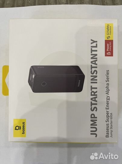 Пусковое зарядное устройство бустер Baseus 6000A