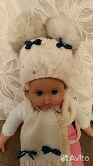 Комплект зимний -шапочка и шарфик