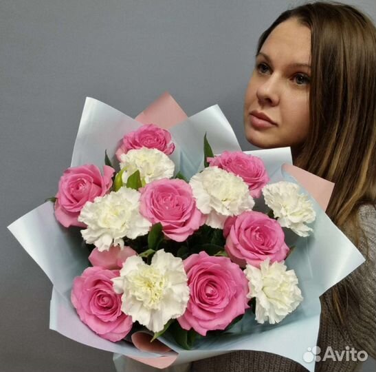 Букет из живых цветов