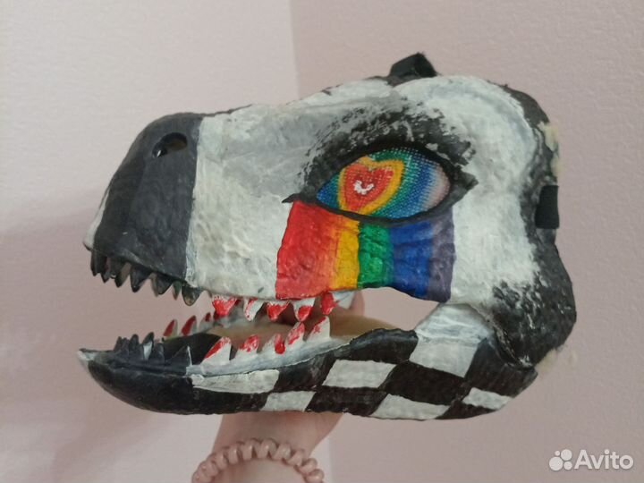 Маска раптора фурри