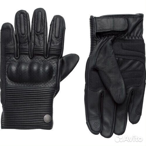 Rider Leather Glove short Black