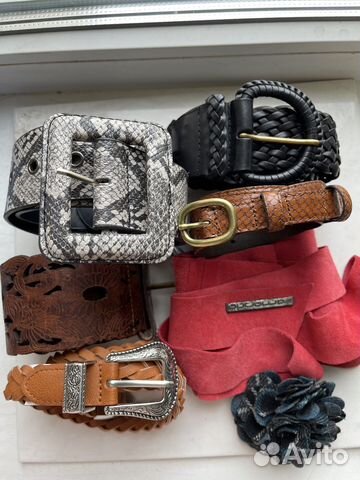 Ремень кожа, замша (Massimo Dutti, Lichi