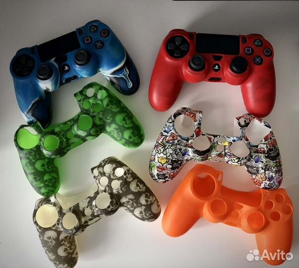Чехлы и насадки для Dualshock PS4
