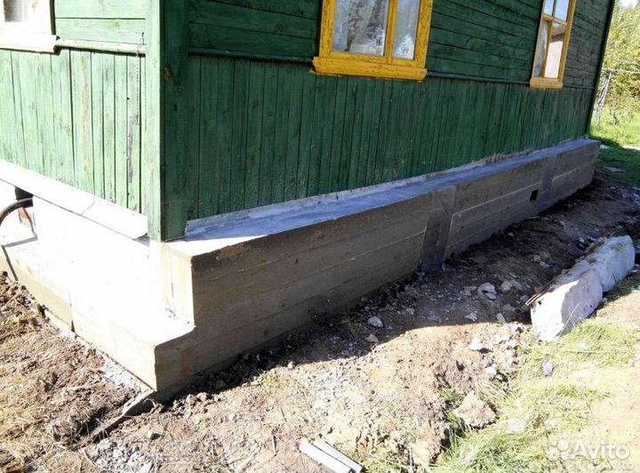 Поднятие домов замена венцов