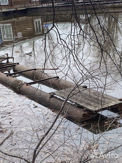 Понтон с трапом