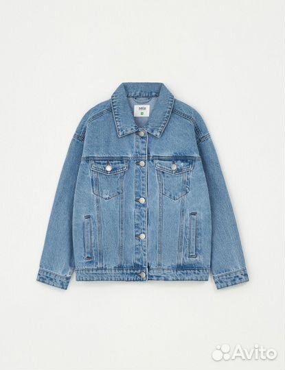 Джинсовая куртка на девочку Sela