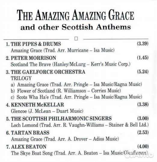 The 'Amazing' Amazing Grace and other Scottish Ant