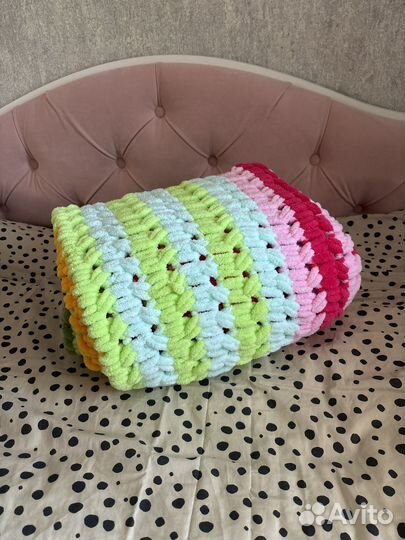 Новый детский плед покрывало плюшевое