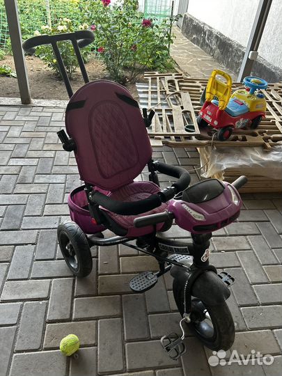 Велосипед детский с ручкой