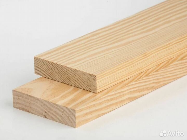 Строганая доска. Порода: Хвоя. Размеры: 45x95, Сорт: А