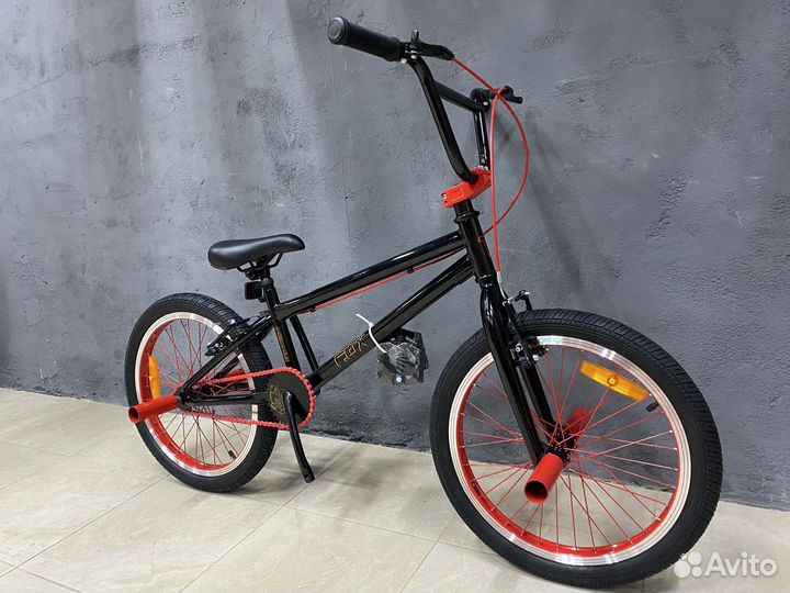 Велосипед BMX Fox 20 черно-красный