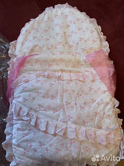 Конверт на выписку для девочки весна