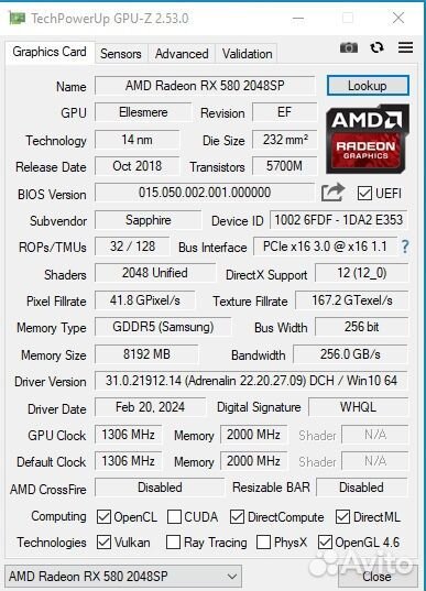 Компактный Игровой пк Xeon E5 2666 V3 RX 580 8gb