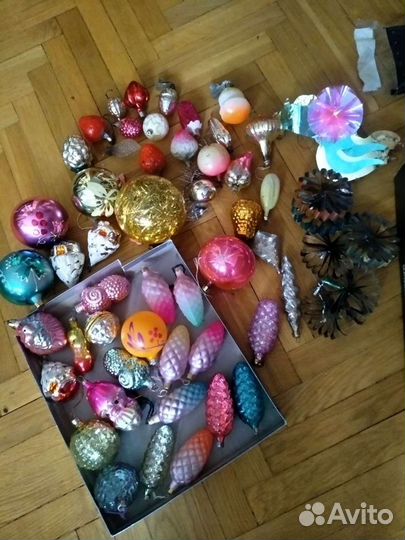 Елочные игрушки СССР, ёлочка из мишуры