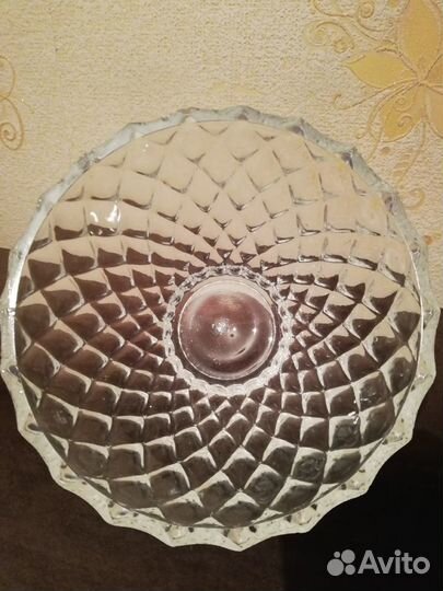 Винтажная хрустальная вазочка