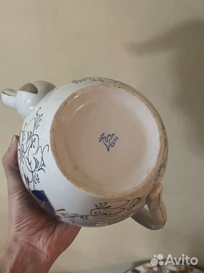 Заварочный чайник кузяевская роспись