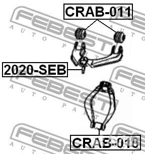 Сайлентблок переднего верхнего рычага