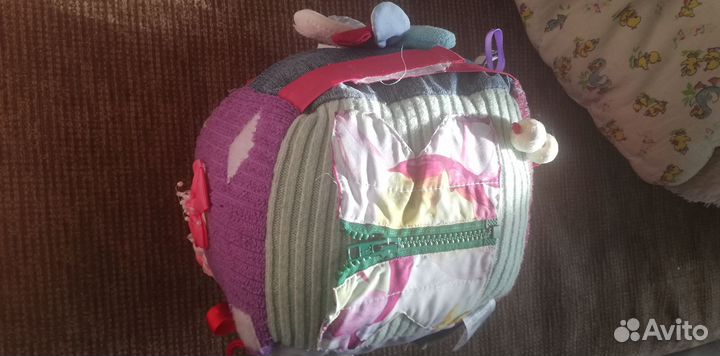 Бизиборд, мягкий мячик