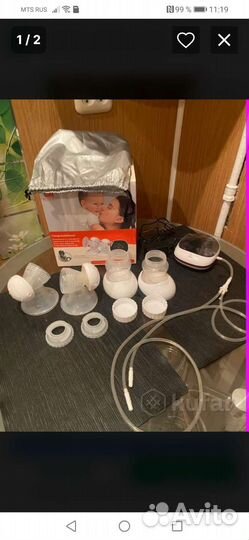 Молокоотсос электрический двойной