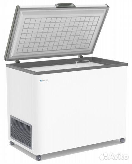 Ларь морозильный frostor f 350 s белый (серая рамк