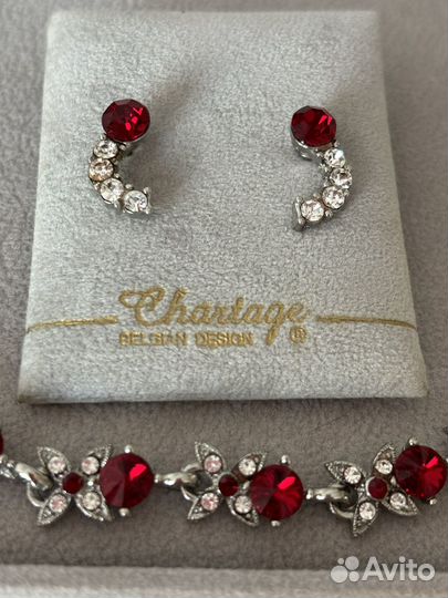 Набор бижутерии серьги колье