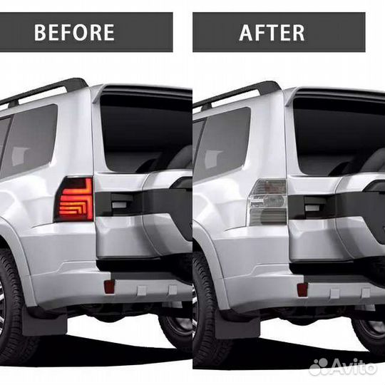 Стопы на Mitsubishi Pajero 2006-2020 Динамически