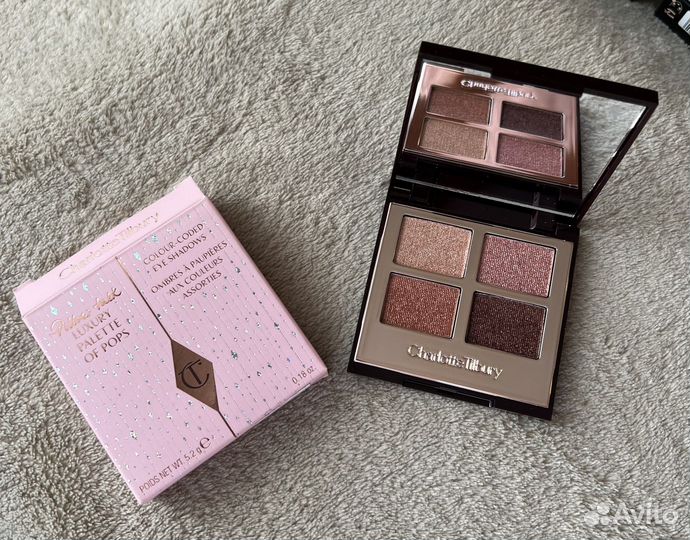 Charlotte Tilbury тени Pillow Talk палетка