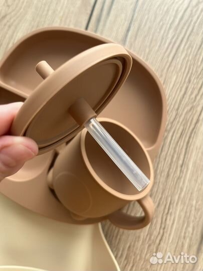 Детская силиконовая посуда