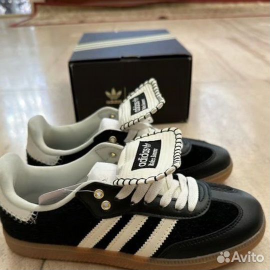 Wales Bonner x Adidas Samba Pony Tonal Core Black