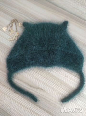 Шапка чепчик с ушками