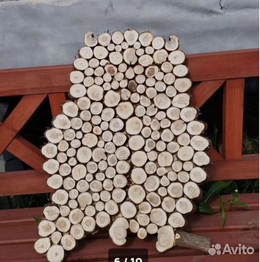 Панно из можжевельника