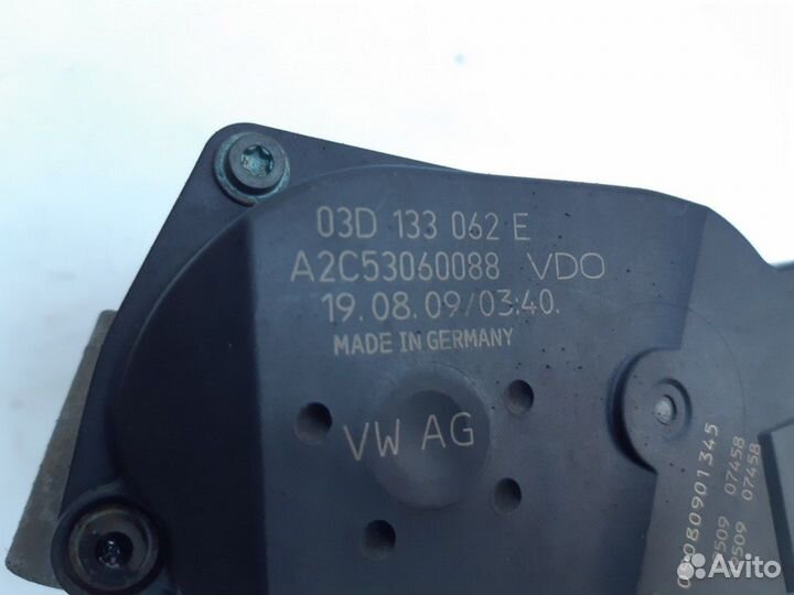 Дроссельная заслонка Skoda Fabia 2 1.2 chfa 2009