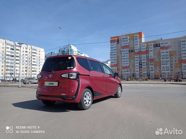 Toyota Sienta 1.5 CVT, 2016, 88 000 км