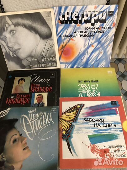 Пластинки СССР малые