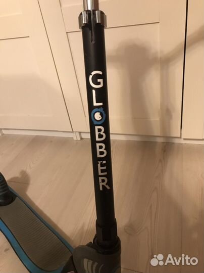Самокат globber Foldable Flow 125, голубой