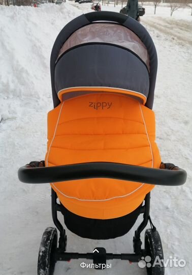 Коляска 3 в 1 zjppy