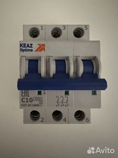 Выключатель автоматический модульный