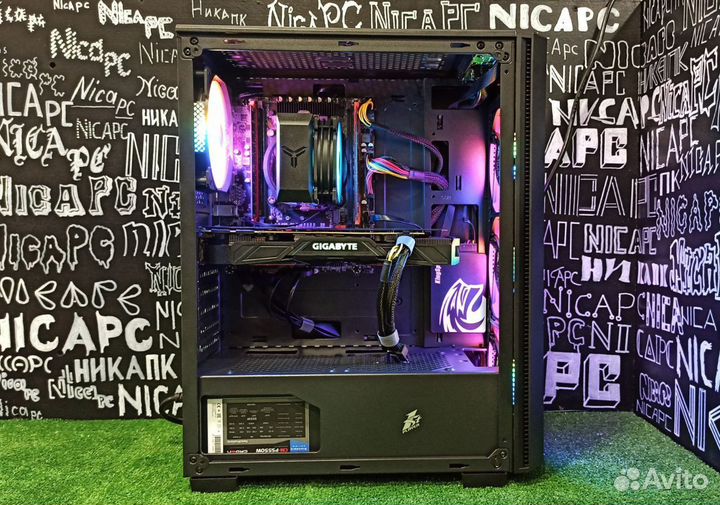 Игровой пк intel/1070ti 8gb/16b ddr4/ssd512