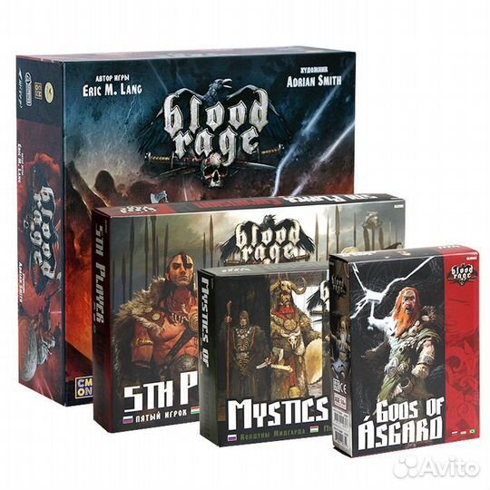 Blood Rage со всеми допами